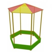 Песочница с крышей
